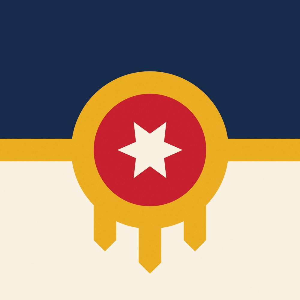 The flag of the City of Tulsa, Oklahoma
