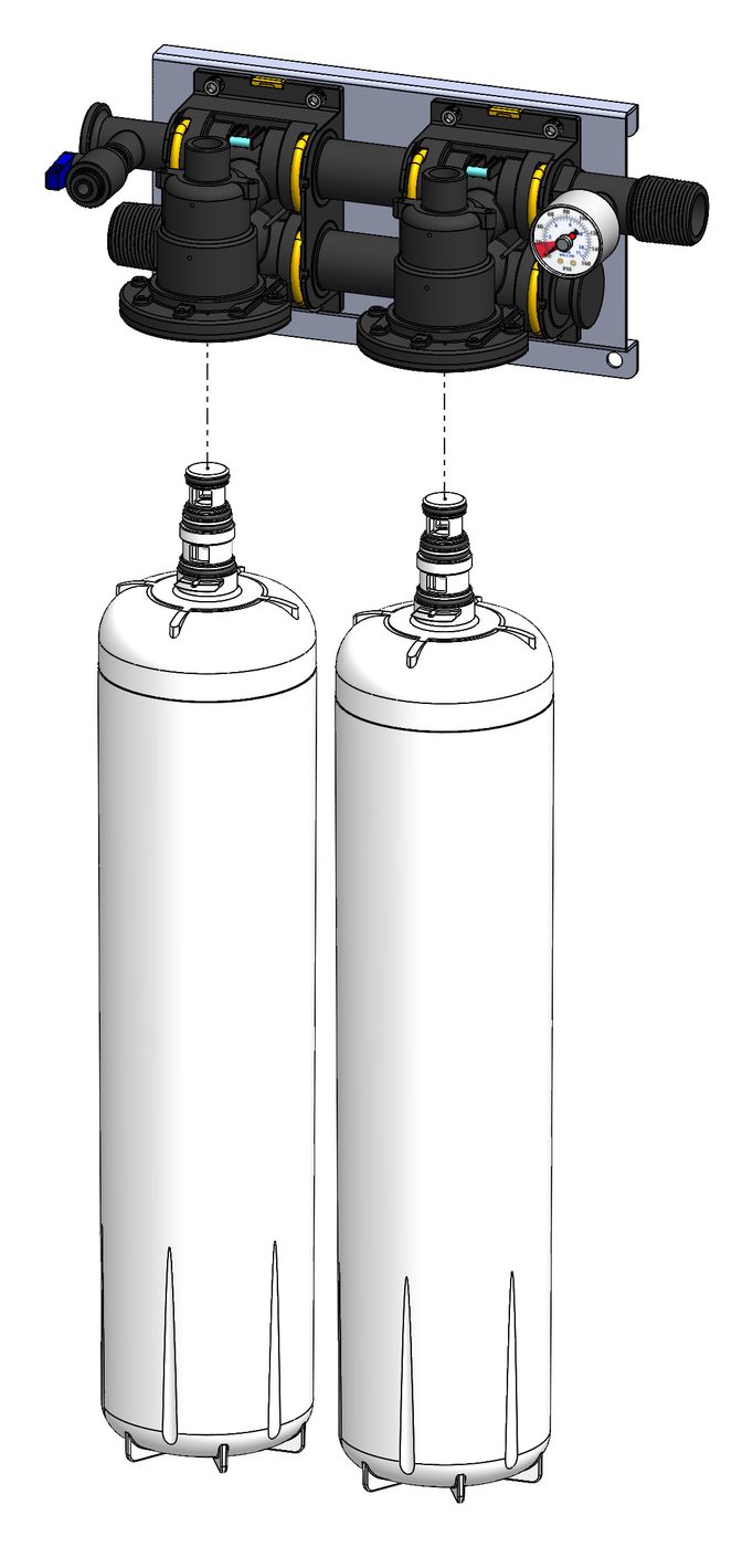 Primary — Cartridges detached